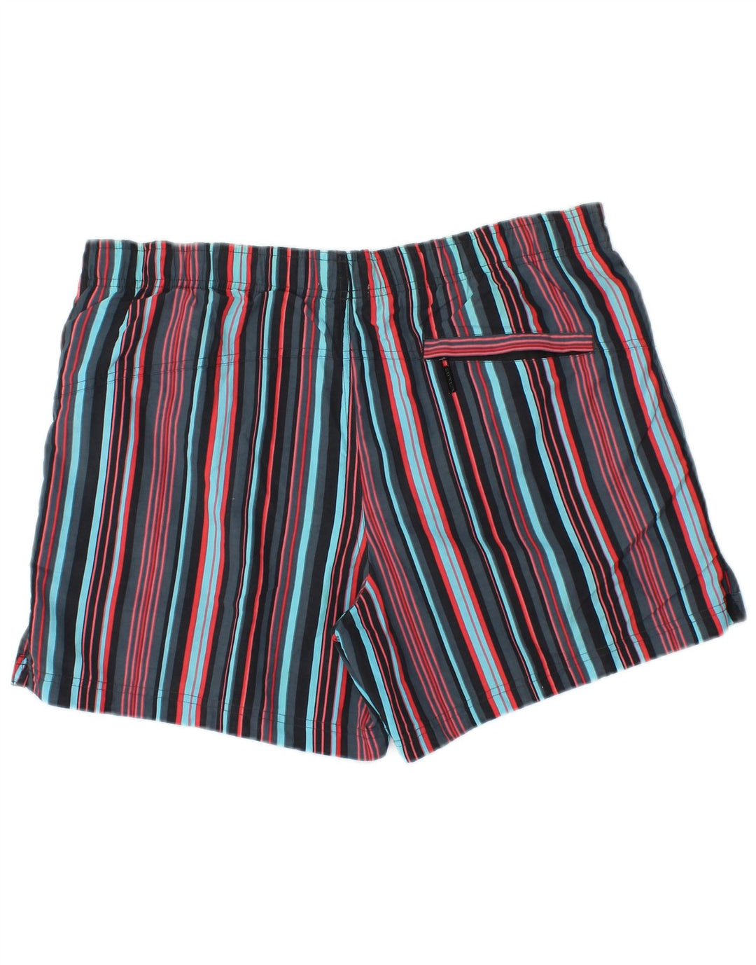 CALVIN KLEIN Herren Badeshorts Medium Mehrfarbig gestreift Nylon