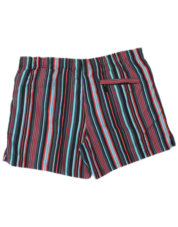 CALVIN KLEIN Herren Badeshorts Medium Mehrfarbig gestreift Nylon