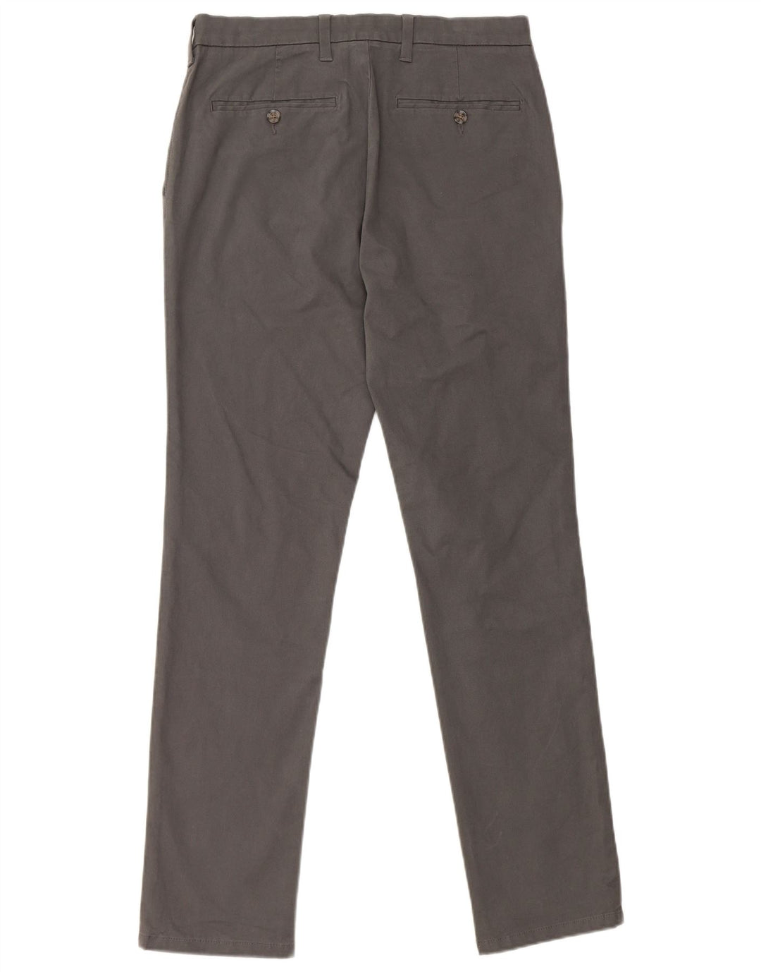 Marks & Spencer Slim Chino-Hose für Herren, W30 L31, graue Baumwolle