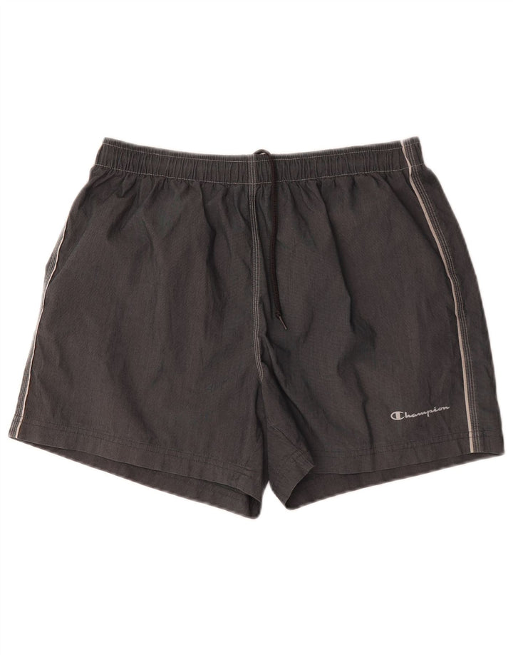 Champion Herren-Badeshorts, Größe L, Grau