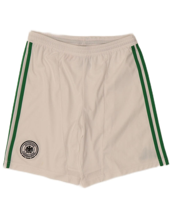 Adidas Jungen Deutscher Fußball Bund Sport Shorts 13-14 Jahre Weiß