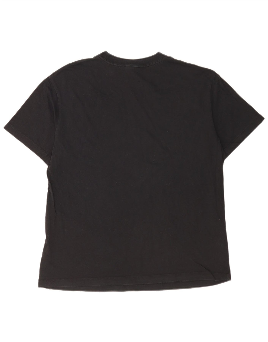 Nike Herren T-Shirt Top Medium Schwarz Baumwolle