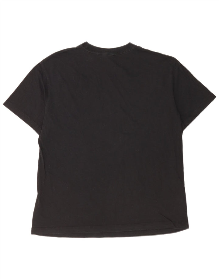 Nike Herren T-Shirt Top Medium Schwarz Baumwolle