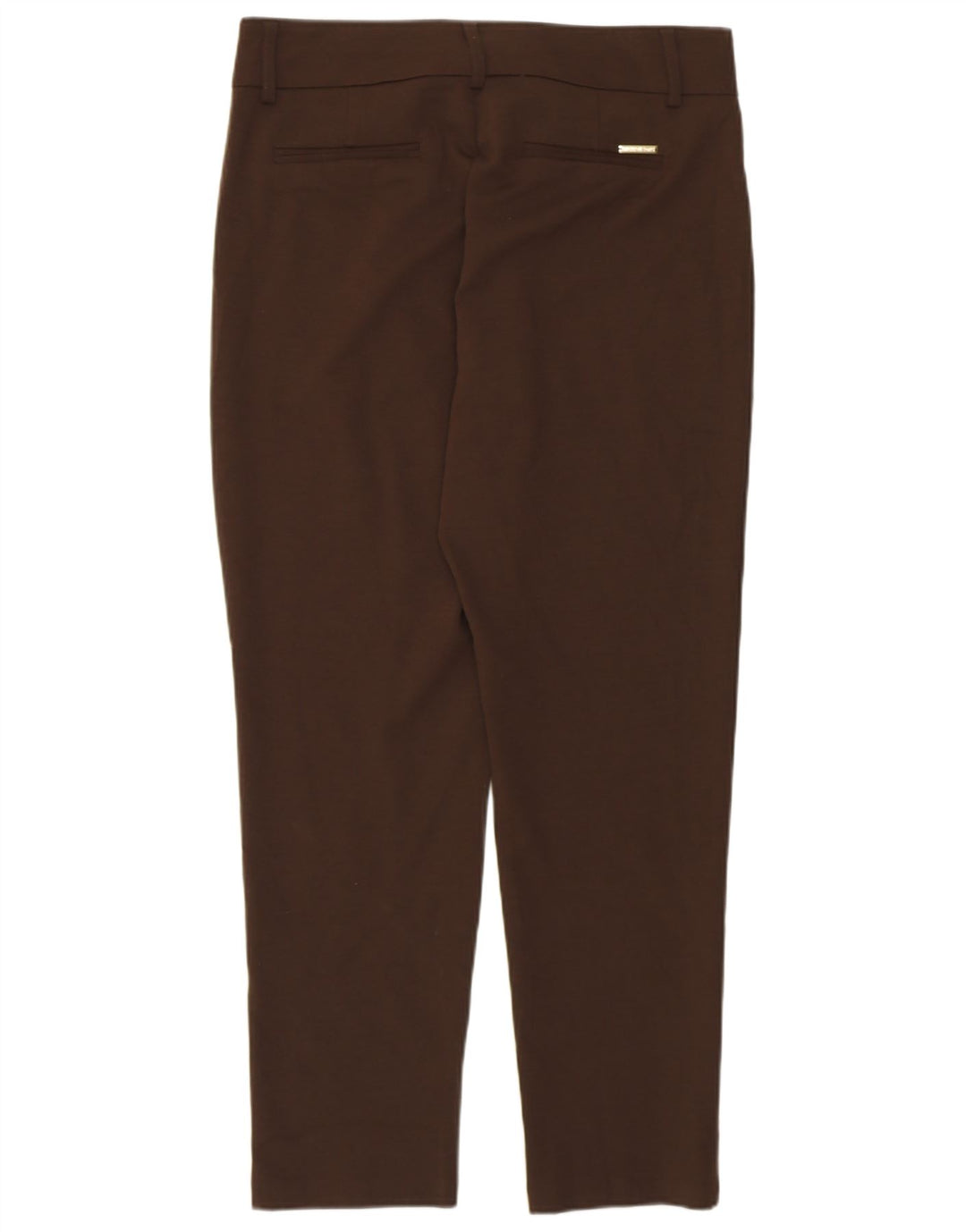 Michael Kors Damen Slim Anzughose US 10 Large W32 L28 Braun