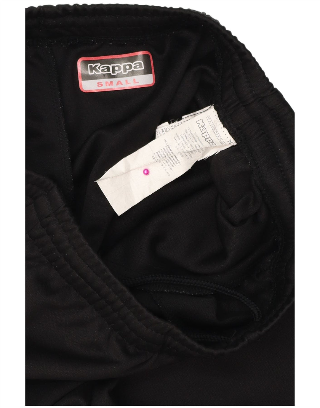 Kappa Herren-Trainingshose, Größe S, Schwarz, Polyester