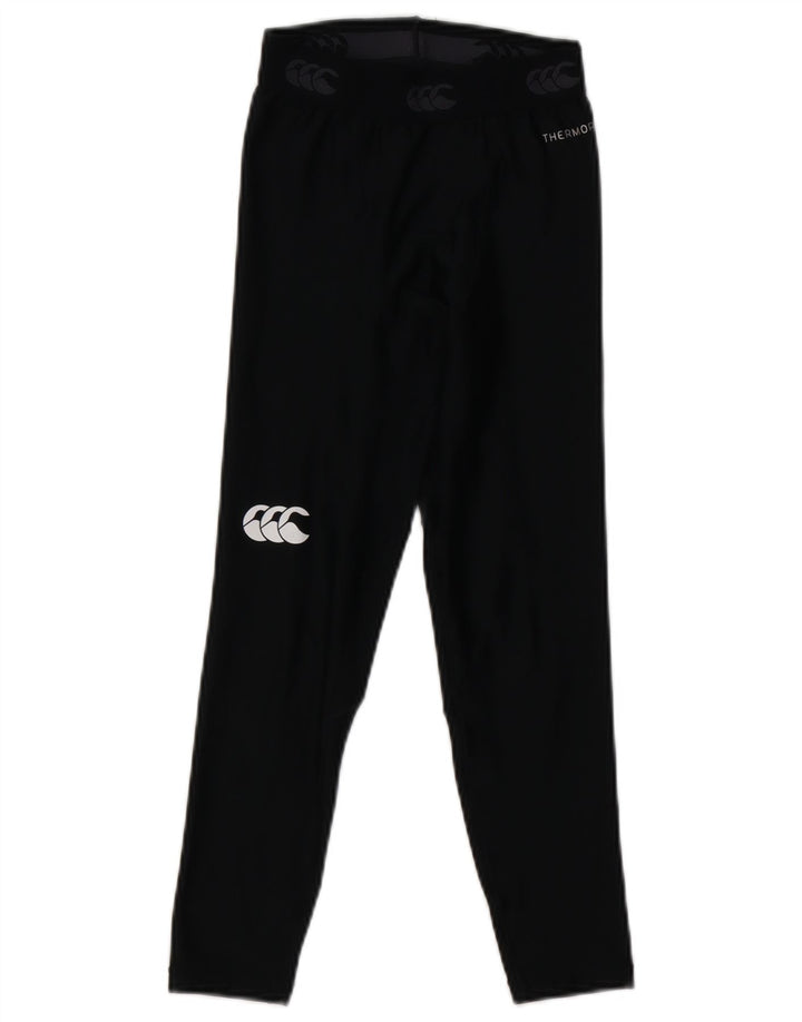 Canterbury Leggings mit Grafik für Mädchen, 7–8 Jahre, Größe S, Schwarz, Polyester