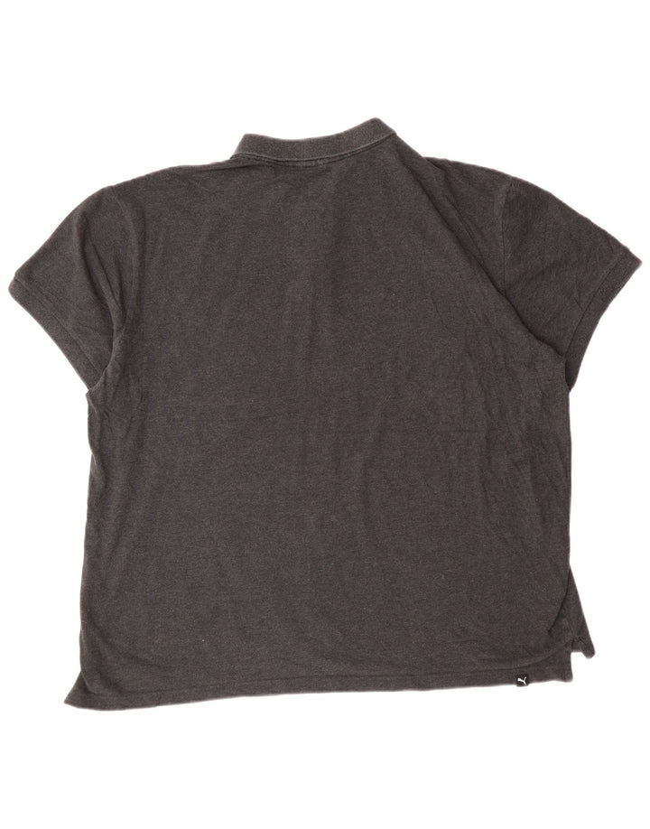 Puma Herren Poloshirt 2XL Grau Baumwolle