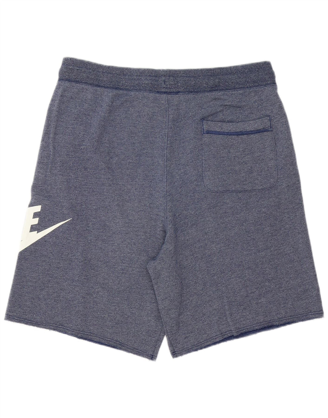 NIKE Herren-Sportshorts mit Grafik, groß, marineblaue Baumwolle