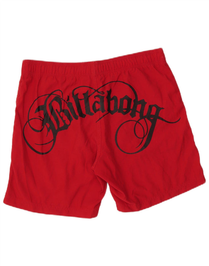 Billabong Herren Badeshorts mit Grafik, Mittelrot