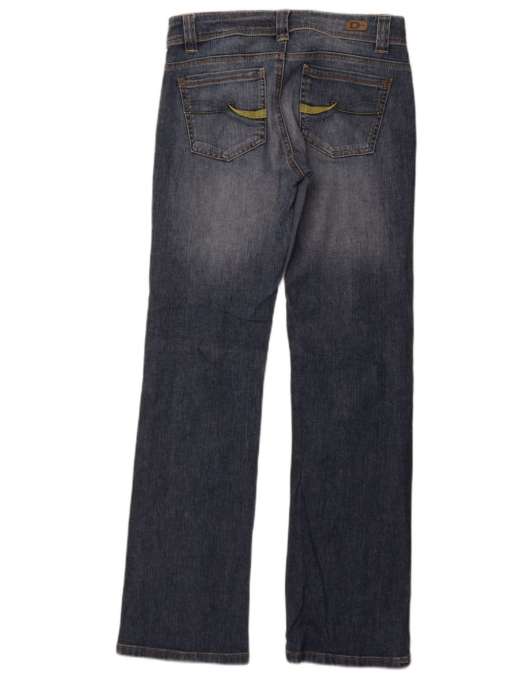 DKNY Damen Straight Jeans US 4 Small W28 L31 Blaue Baumwolle