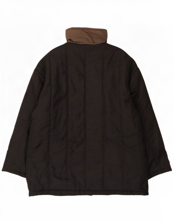 Invicta Herren Wattierte Jacke UK 42 XL Schwarz Colourblock