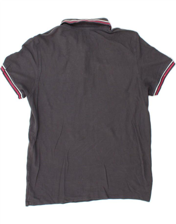 LOTTO Mens Polo Shirt Large Black Vintage Lotto and Second-Hand Lotto from Messina Hembry 