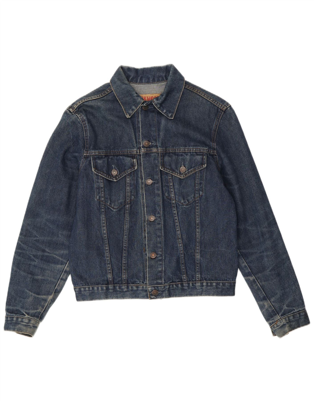 Vintage Herren Jeansjacke UK 40 Large Marineblau