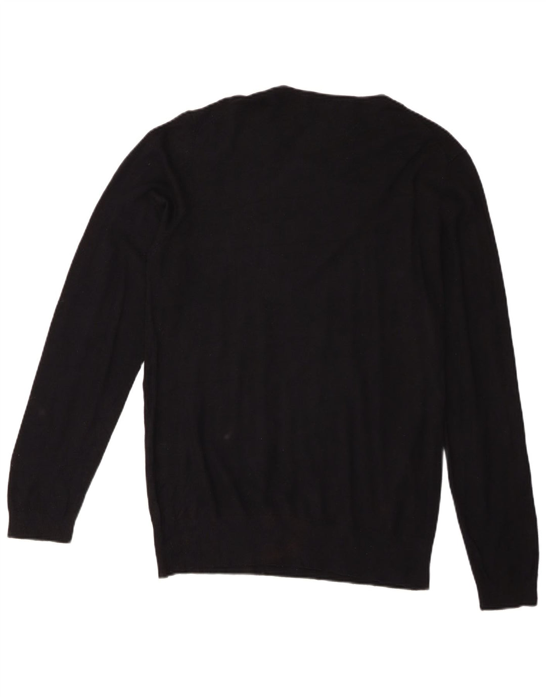 Zara Herren-Pullover mit Rundhalsausschnitt, XL, Schwarz