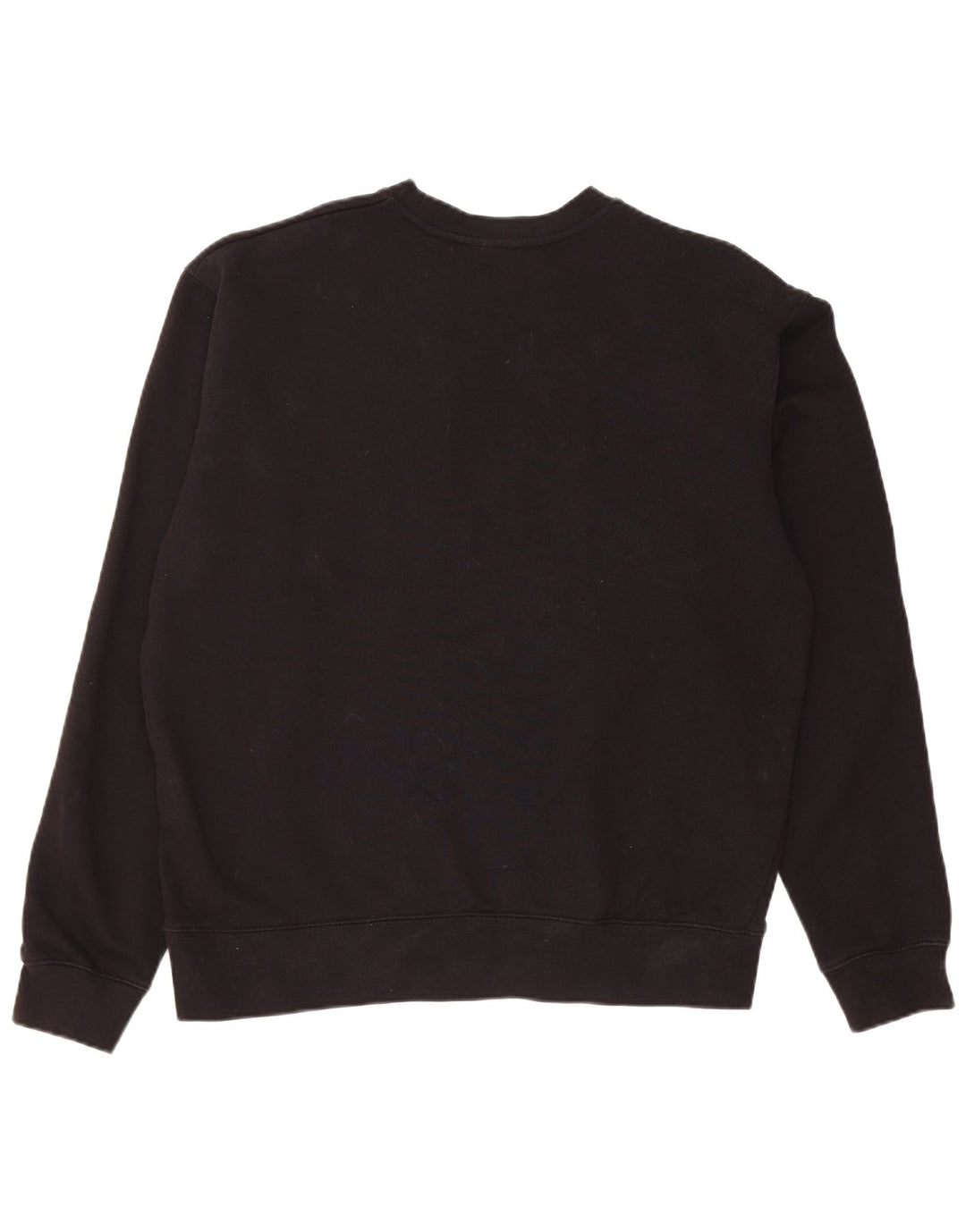 Zara Herren-Sweatshirt-Pullover, mittelschwarz, Baumwolle