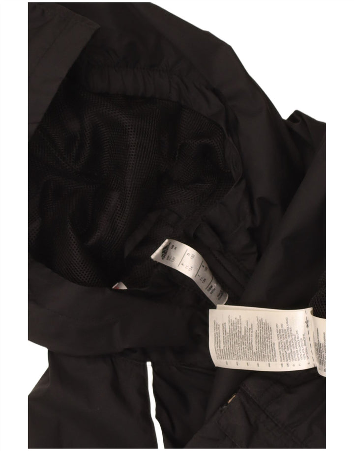 Adidas Regenjacke mit Kapuze für Jungen, 11–12 Jahre, schwarzes Polyester