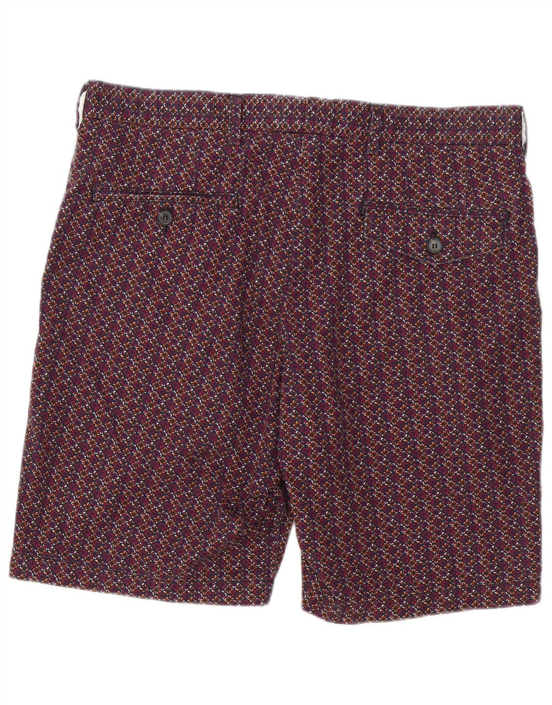 French Connection Herren-Chinoshorts W34, groß, mehrfarbig, geometrisch
