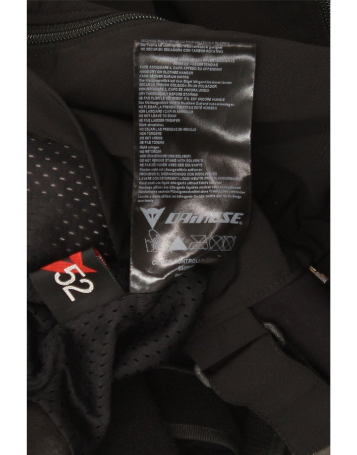 Dainese Herren Racer Jacke Größe 52 Medium Schwarz Colourblock Nylon