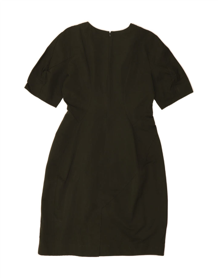 COS Womens A-Line Dress EU 38 Medium Green Polyester Vintage Cos and Second-Hand Cos from Messina Hembry 