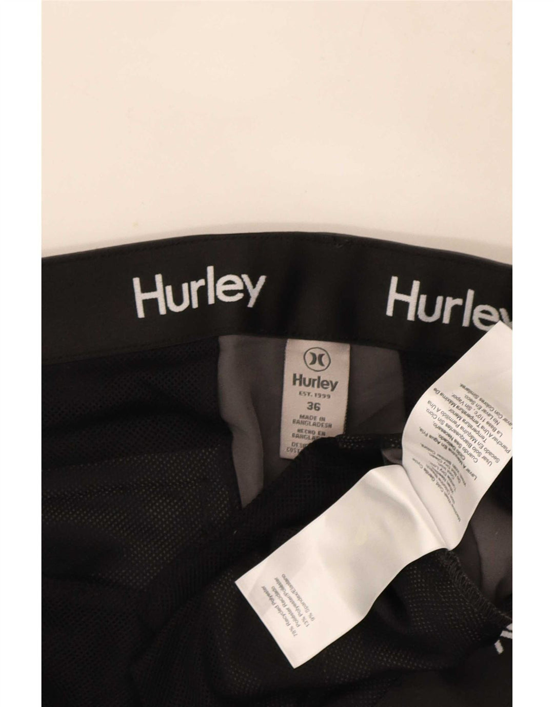 Hurley Herren Chinoshorts W36 Large Grau Polyacryl