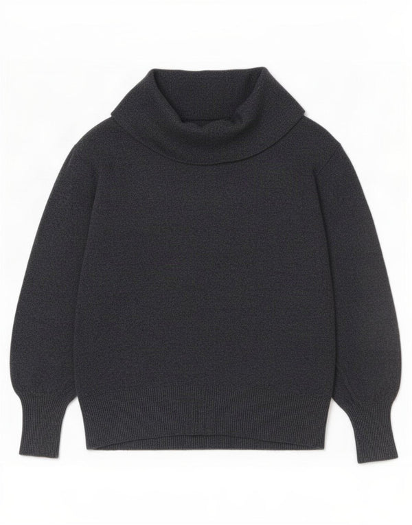 Marks & Spencer Rollkragenpullover für Damen, UK 12, mittelgraue Viskose