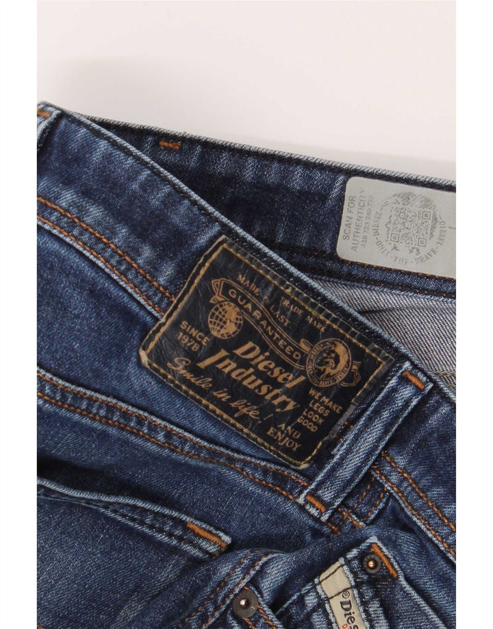 Diesel Herren Waykee Regular Straight Jeans W34 L28 Blaue Baumwolle