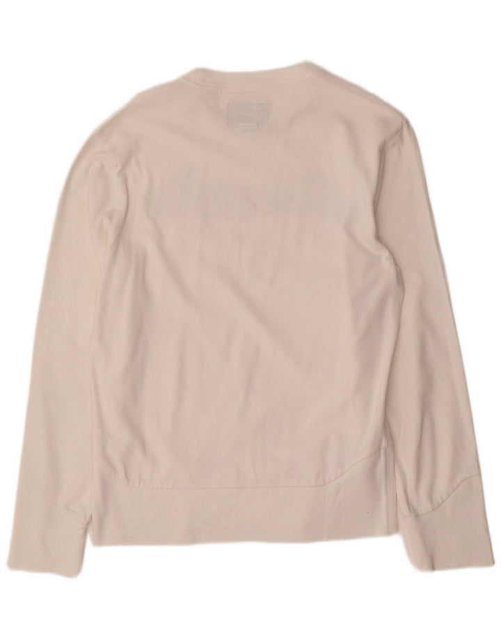ENERGIE Damen-Sweatshirt mit Grafik, UK 14, mittelweiße Baumwolle