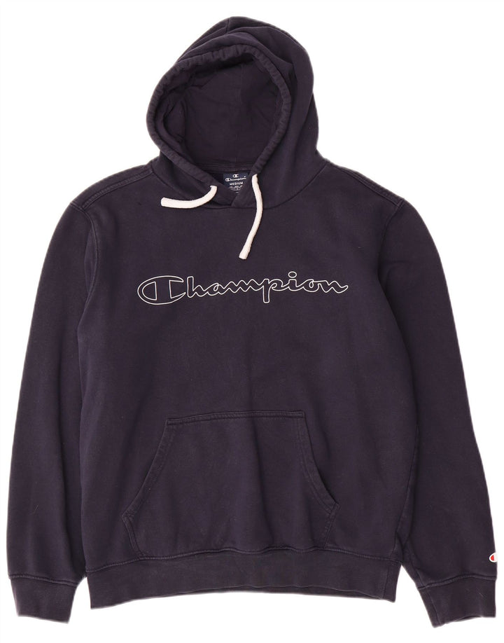 Champion Herren-Kapuzenpullover mit Grafik, mittelmarineblaue Baumwolle