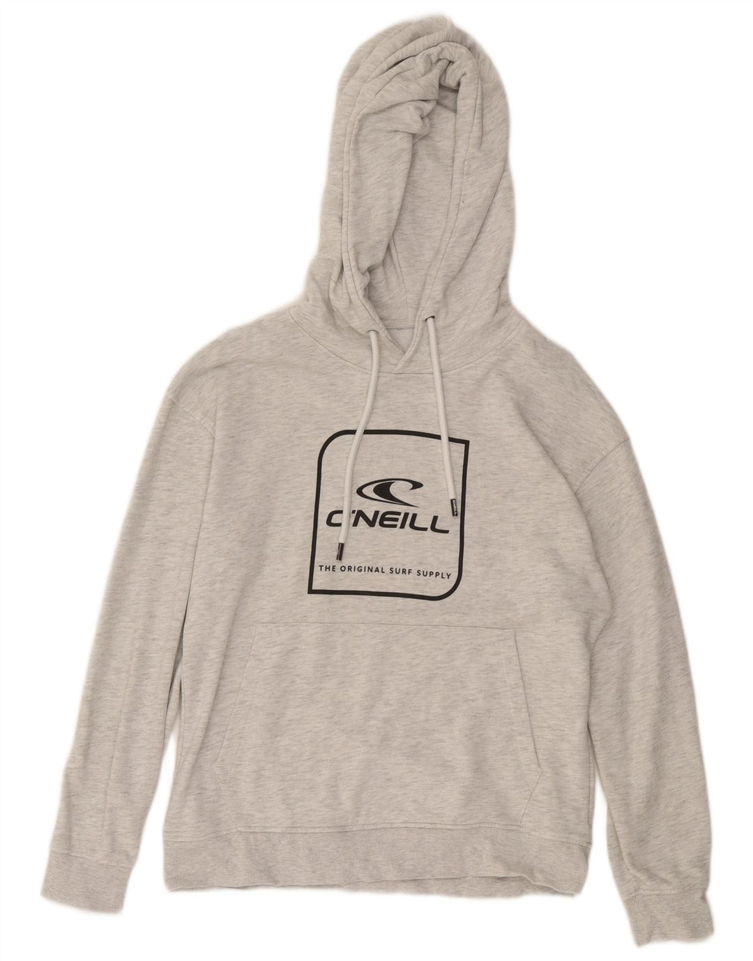 O'NEILL Herren-Kapuzenpullover mit Grafik, Größe S, Grau, Baumwolle