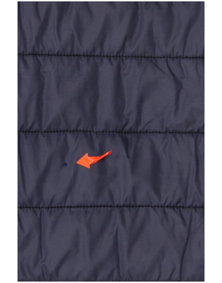 THE NORTH FACE Wattierte Jacke mit Kapuze für Jungen, 11–12 Jahre, Größe L, Marineblau