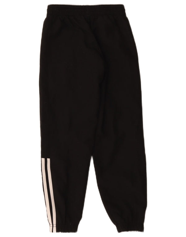 Adidas Jungen-Trainingshose, Jogginghose, 7–8 Jahre, schwarzes Polyester