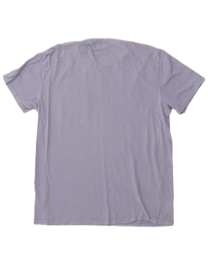 JOULES Herren T-Shirt Top mittelblaue Baumwolle