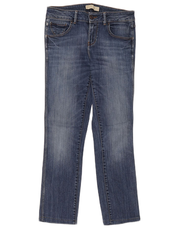 Zara Damen Slim Jeans EU 38 Small W28 L27 Blau