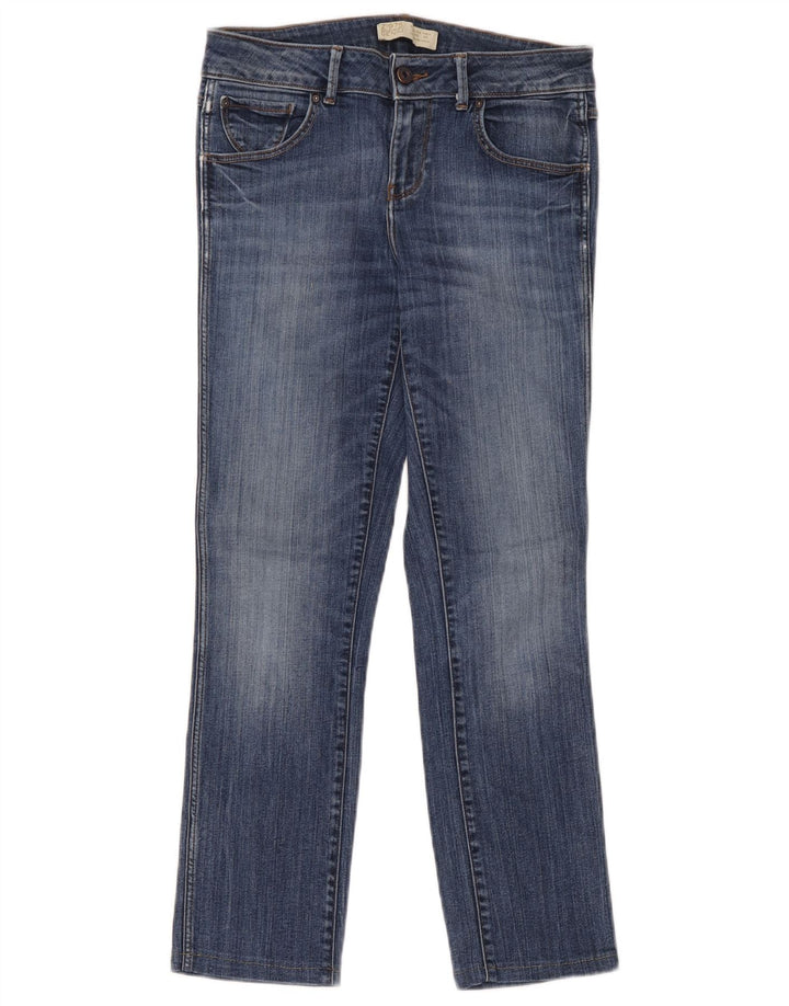 Zara Damen Slim Jeans EU 38 Small W28 L27 Blau