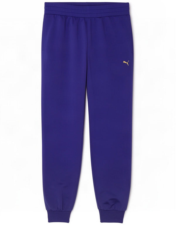Puma Damen Trainingshose Jogger UK 14 Large Blau Polyester