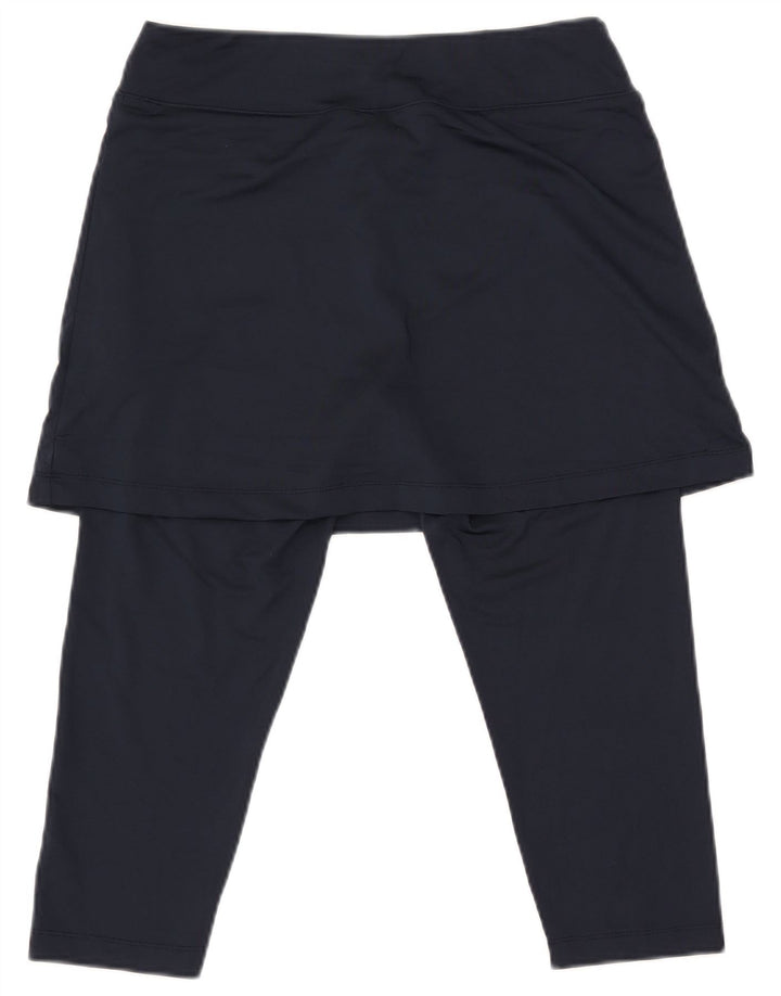 Fila Damen Skort UK 14 Large Marineblau Polyester