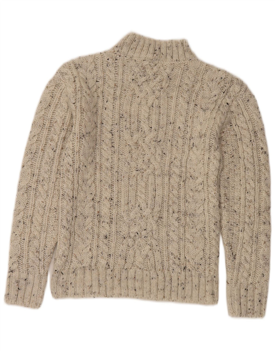 Marks & Spencer Damen-Pullover mit Rollkragen, Gr. 8, Off-White
