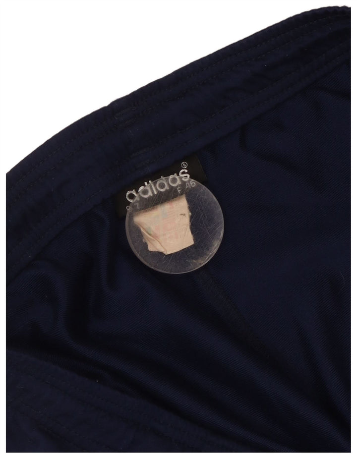 Adidas Herren-Sportshorts mit Grafik, groß, marineblaues Farbblock-Polyester