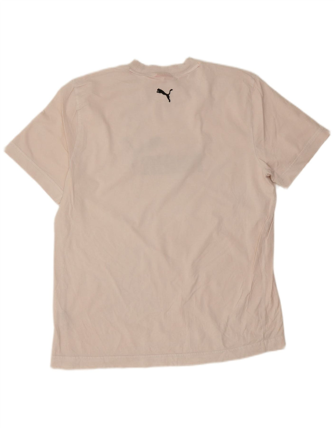 Puma Herren-T-Shirt mit Grafik, groß, aus weißer Baumwolle