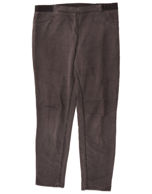 Marks & Spencer Damen Autograph Slim Jeans UK 20 2XL W40 L30 Schwarz Baumwolle