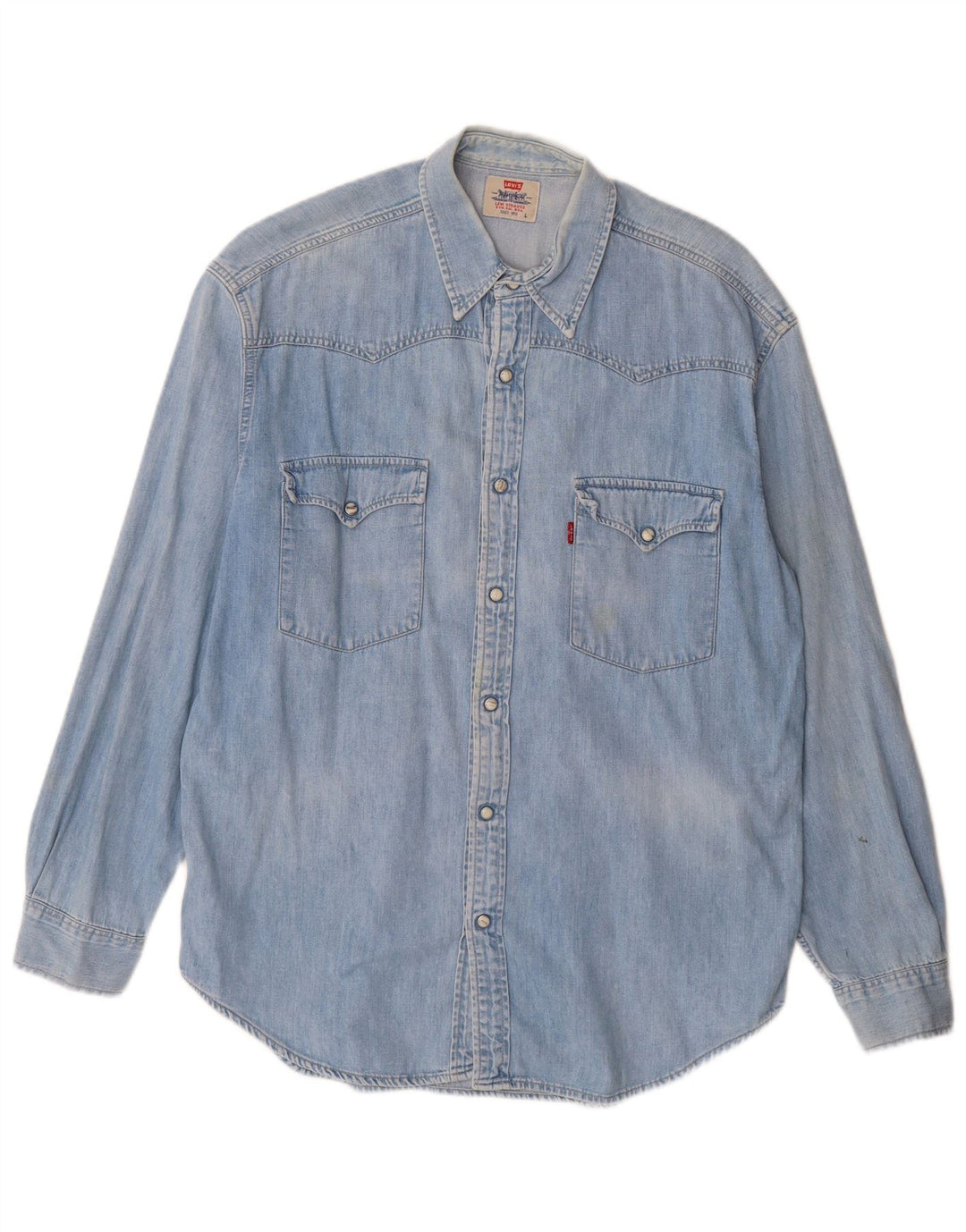Levi's Herren-Jeanshemd, große blaue Baumwolle
