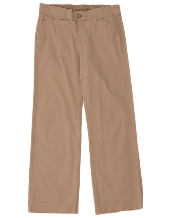 LEE Damen-Chinohose mit lockerer Passform, US 12, Größe L, W34, L31, Beige, Baumwolle