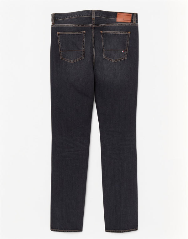 Tommy Hilfiger Damen Straight Jeans W31 L32 Blaue Baumwolle