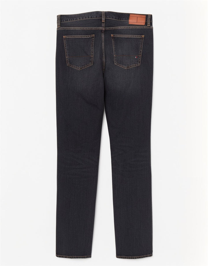 Tommy Hilfiger Damen Straight Jeans W31 L32 Blaue Baumwolle