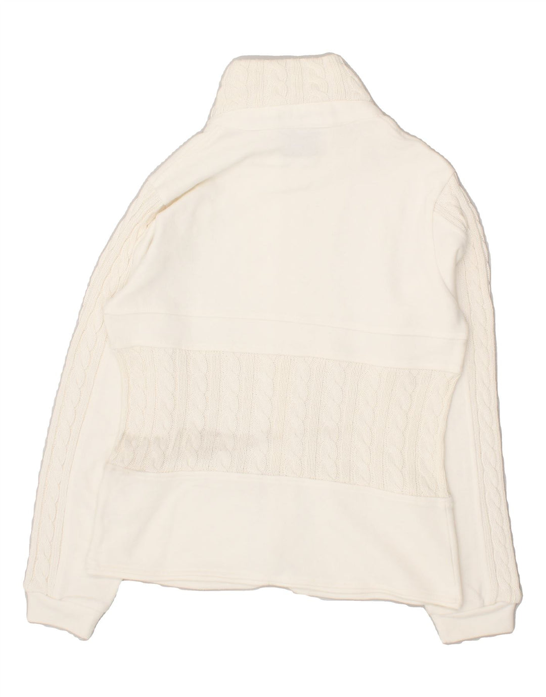 AUSTRALIAN Womens Cardigan Sweater IT 44 Medium Off White Cotton | Vintage AUSTRALIAN | Thrift | Second-Hand AUSTRALIAN | Used Clothing | Messina Hembry 