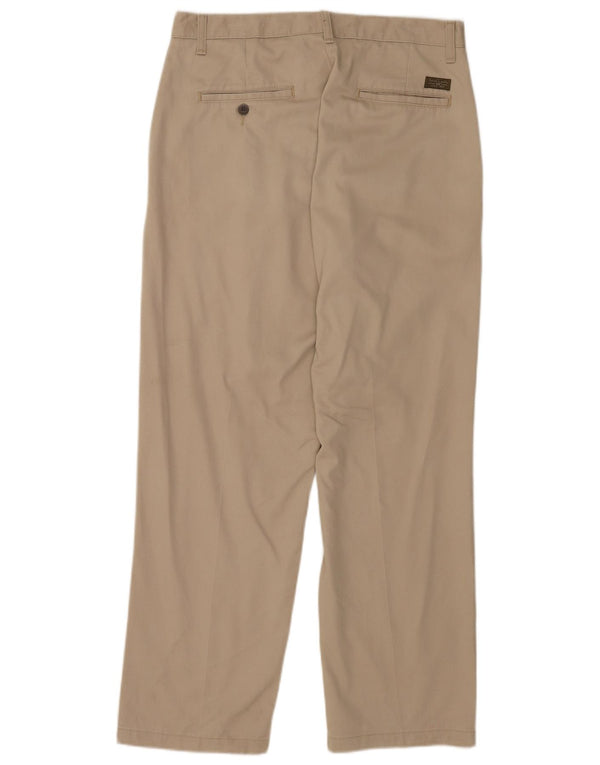 Lee Herren gerade Chinohose W33 L30 Beige Baumwolle