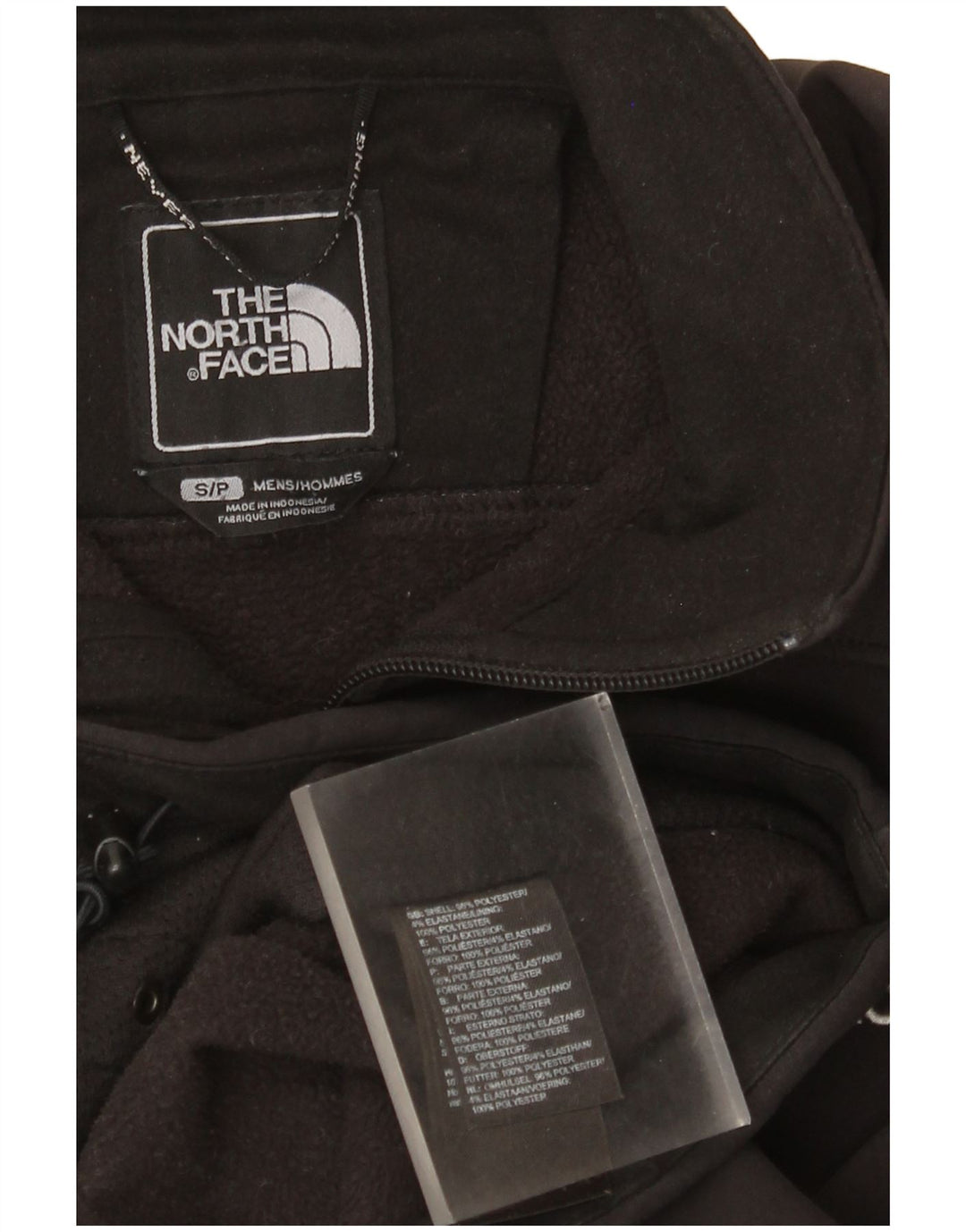 The North Face Herren-Windbreaker-Jacke, Größe S, UK 36, Schwarz, Polyester