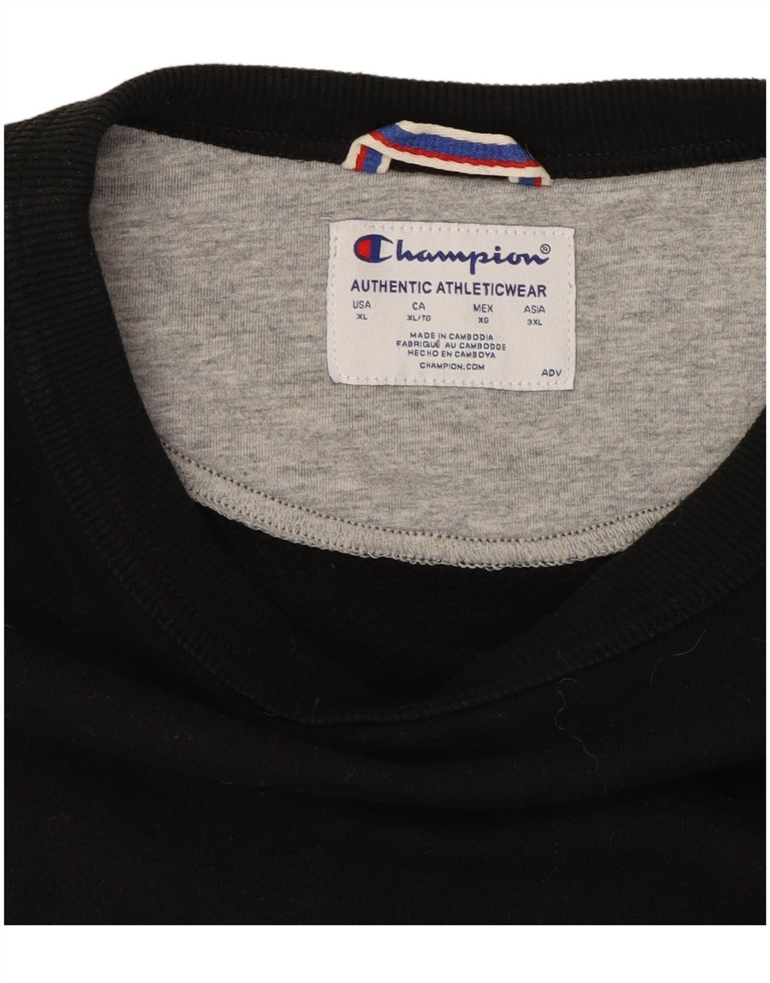 CHAMPION Herren Sweatshirt Pullover XL Schwarz