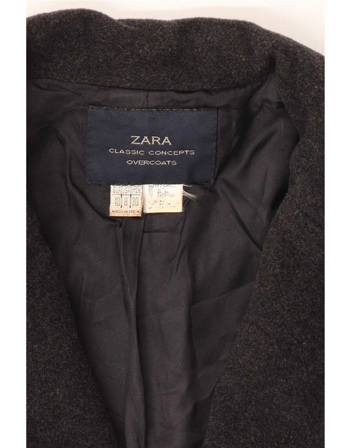 Zara Damen Mantel EU 40 Mittelgrau