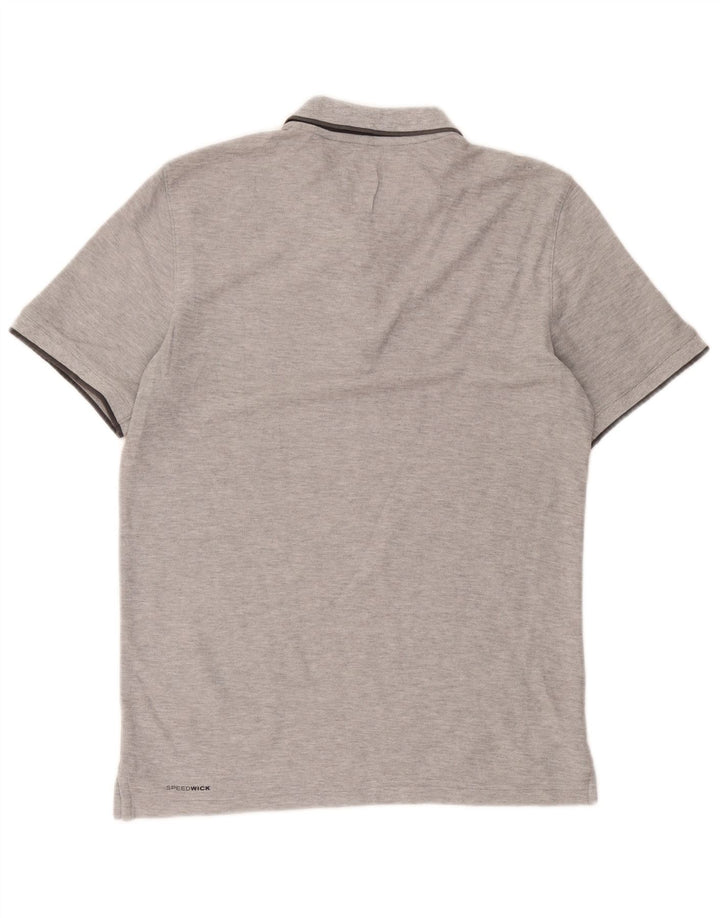 Reebok Herren Poloshirt Mittelgrau meliert